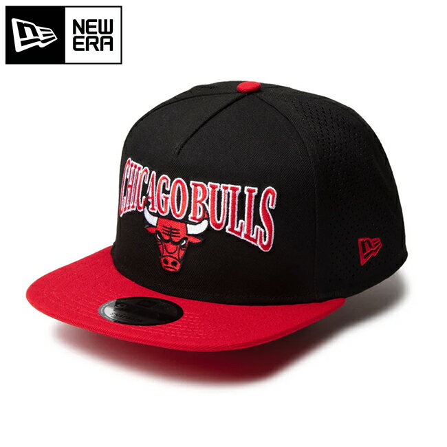 【クーポン配布中!!】★NEWERA ニューエラ 9FIFTY A-Frame NBA 2-Tone シカゴ・ブルズ ブラック スカーレットバイザー 14388566 【 帽子 キャップ 日除け スナップバック NBA アウトドア 】