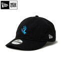 ★NEWERA ニューエラ 9THIRTY SANTA CRUZ スクリーミングハンド ミニロゴ ブラック 14457357 【 コラボ サンタクルーズ 帽子 キャップ 日除け 綿 クロスストラップ アウトドア 】