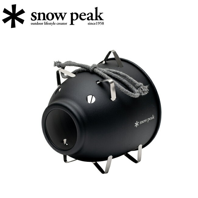 ★Snow Peak スノーピーク アルミ蚊取り豚ミニ ブラック FES-087-1-BK 【 25雪峰祭春 蚊よけ キャンプ アウトドア 】