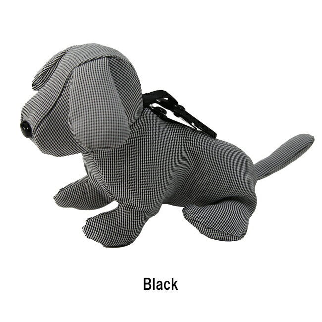 Clapperの【半額！】★DOGS FOR PEACE ドッグスフォーピース HOUNDSTOOTH DOG ICON POUCH 千鳥格子ドッグアイコンポーチ 960015 【 収納 おやつ入れ 犬用品 ペット お散歩グッズ 】｜アングル3