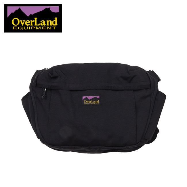 【4/4 20時〜4/10 23時59分限定クーポン配布中】★OverLand EQUIPMENT オーバーランドイクイップメント MESSENGER BAG メッセンジャーバッグ Black OL-252002 【 ショルダーバッグ A4対応 デイリー タウンユース フェス 旅行 レジャー アウトドア キャンプ 15L 】