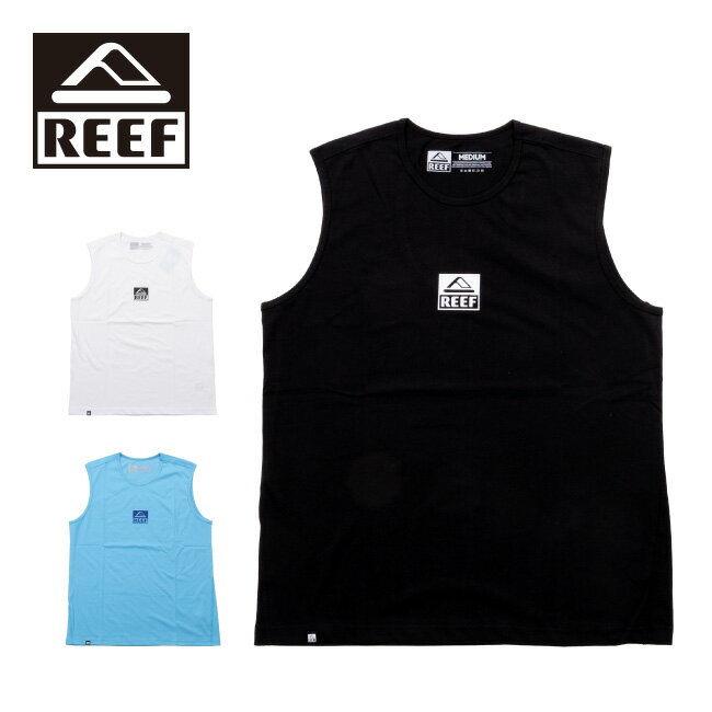 【1/24〜1/30限定クーポン配布中】★REEF リーフ PLATING SQUARE LOGO TANK プレーティングスクエアロゴタンク RFTTM2502 【 トップス ノースリーブ タンクトップ アウトドア 】【メール便・代引不可】
