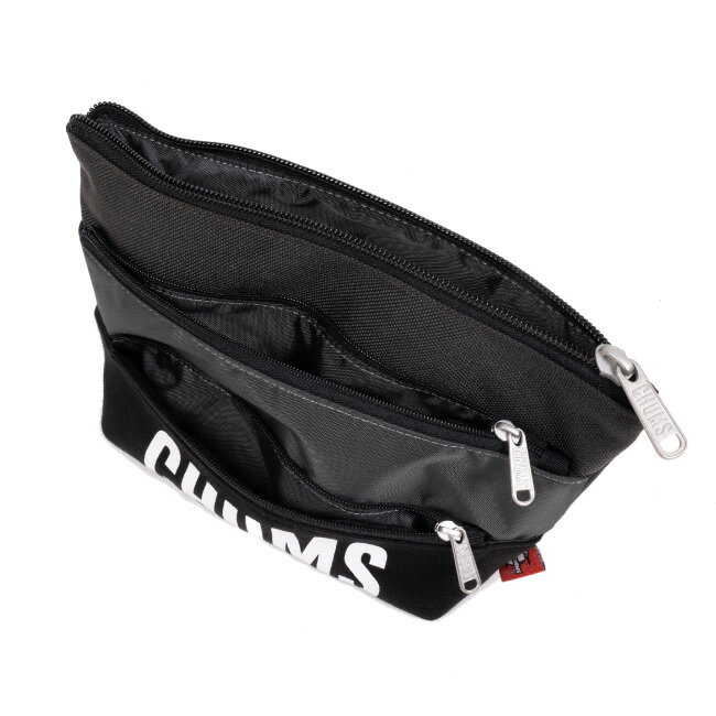 ��CHUMS ����ॹ Tricolor 3 Pocket Pouch Sweat Nylon �ȥꥳ������3�ݥ��åȥݡ����������åȥʥ����� CH60-3879 �� ��ʪ���� ��Ǽ ���� ���� ���� �ɱ� �����ȥɥ� �ۡڥ᡼���ء�����Բġ�