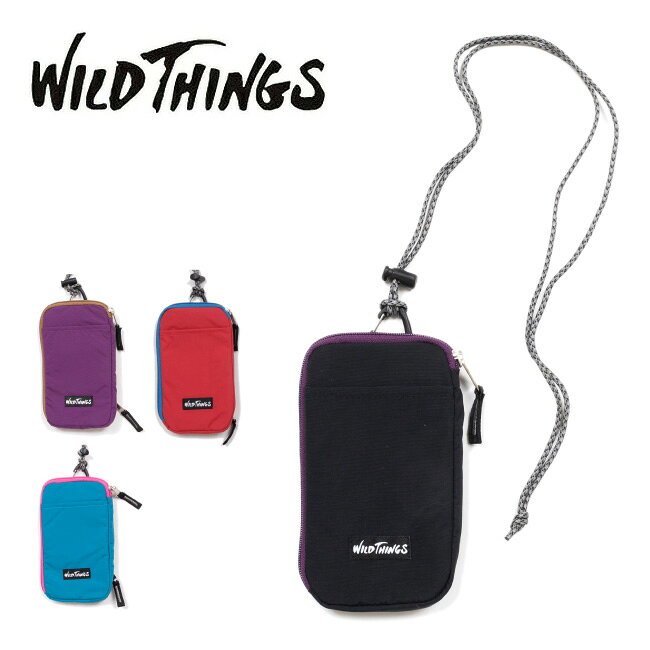 Rakuten - 【6/4 20:00〜6/11 1:59限定クーポン配布中】★WILDTHINGS ワイルドシングス MINI POUCH ミニポーチ WT-380-3806 【 小物入れ 収納 雑貨 キャンプ アウトドア フェス 】【メール便・代引不可】