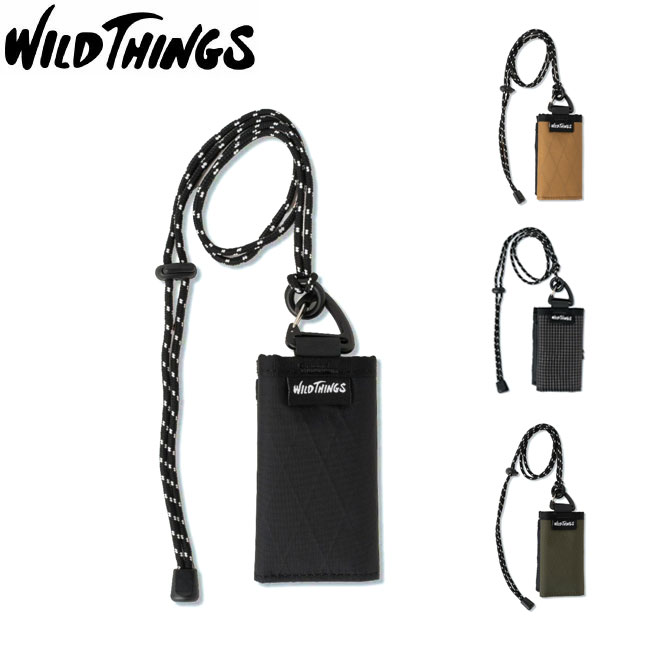 U, 吉 - 【9日20:00〜16日1:59 限定クーポン配布中】★WILDTHINGS ワイルドシングス NECK WALLET (X-PAC&SPECTRA) ネックウォレット(X-パック&スペクトラ) WT-380-3601 【 財布 小銭入れ コンパクト 防水 アウトドア キャンプ フェス 】【メール便・代引不可】