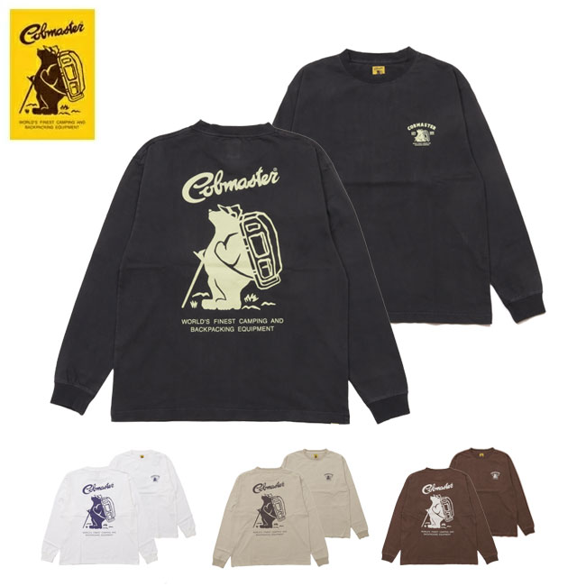 【★クーポン配布中★】★COBMASTER コブマスター 天竺 L/S TEE (スタンダードロゴ) 447501 【 トップス 長袖 ロンT 吸水速乾 キャンプ アウトドア 】【メール便・代引不可】