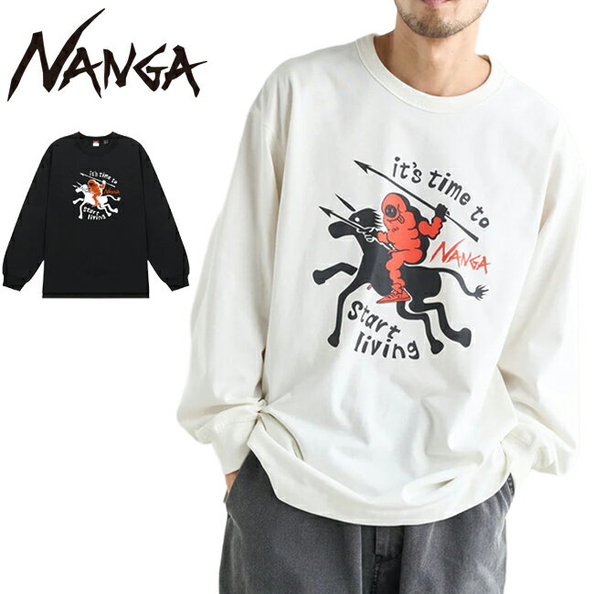 【★クーポン配布中★】★NANGA ナンガ ECO HYBRID L/S TEE/DM エコハイブリッドロングスリーブティー/DM N2530-1L062Z 【 トップス 長袖 ロンT キャンプ アウトドア 】【メール便・代引不可】