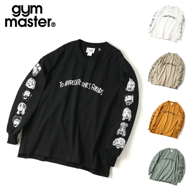 【★クーポン配布中★】★gym master ジムマスター 7.4oz friends ビッグロンTee G621779 【 Tシャツ 長袖 トップス アウトドア 】【メール便・代引不可】