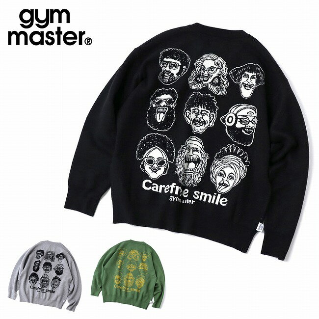 SAINTMICHAEL新品Lサイズダークグレー スマイルマーク トレーナー SM-YS1-0000-C06_GR_1-Photoroom