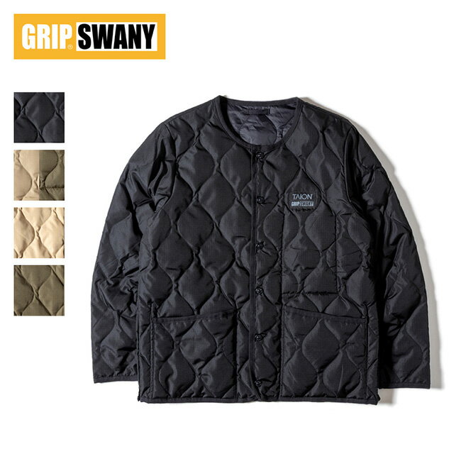 Rakuten - ★TAION×GRIP SWANY タイオン×グリップスワニー DOWN JACKET ダウンジャケット TAION-GRIPSWANY-JK01 【 コラボ アウター 防寒 保温 撥水 キャンプ アウトドア 】