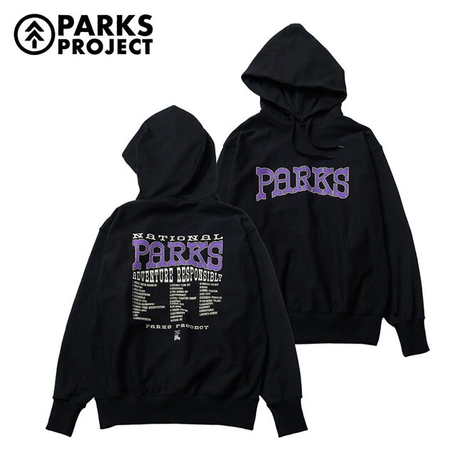 Rakuten - ★PARKS PROJECT パークスプロジェクト Japan NP Hoodie ジャパンNPフーディー Black 142510002 【 トップス 長袖 パーカー プルオーバー アウトドア 】