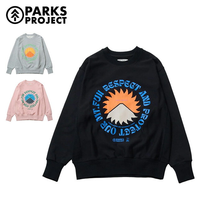 樂天商城 - ★PARKS PROJECT パークスプロジェクト Mt.FUJI No.4 Sweat マウントフジナンバー4スウェット 162510001 【 トップス スエット トレーナー 長袖 アウトドア 】