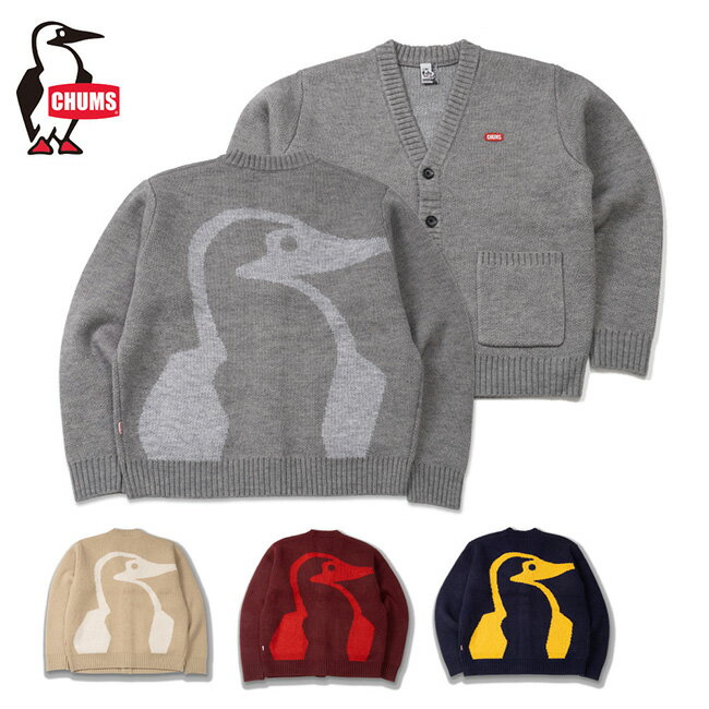 ★CHUMS チャムス Big Booby Knit Cardigan ビッグブービーニットカーディガン CH02-1248 【 アウター トップス 防寒 保温 キャンプ アウトドア 】