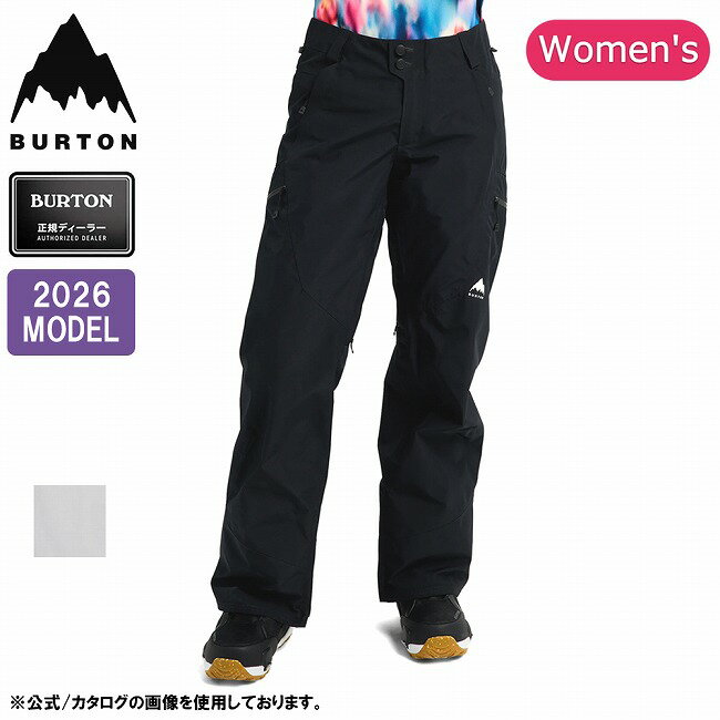 【ブラックフライデー限定クーポン配布！】★2026 BURTON バートン Women's Reserve GORE-TEX 2L Pants ウィメンズリザーブゴアテックス2Lパンツ 302481 【 レディース スノーボード スノボ スノボー ウェア ボトムス 防水 撥水加工 日本正規品 】