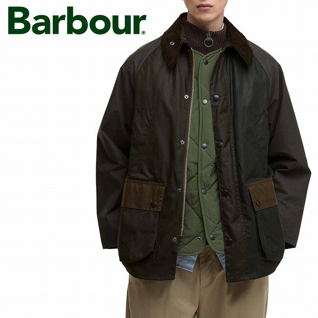 楽天Clapper★Barbour バブアー Patchwork Oversized Bedale Waxed Jacket パッチワークオーバーサイズビデイルワックスドジャケット MWX2500 【 日本正規品 アウター ブルゾン 防寒 キャンプ アウトドア 】