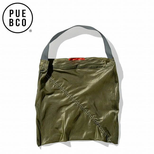 Rakuten - 【6/4 20:00〜6/11 1:59限定クーポン配布中】★PUEBCO プエブコ VINTAGE PARACHUTE LIGHT BAG ビンテージパラシュートライトバッグ Olive 501925 【 カバン 雑貨 ユーズド キャンプ アウトドア 】【メール便・代引不可】