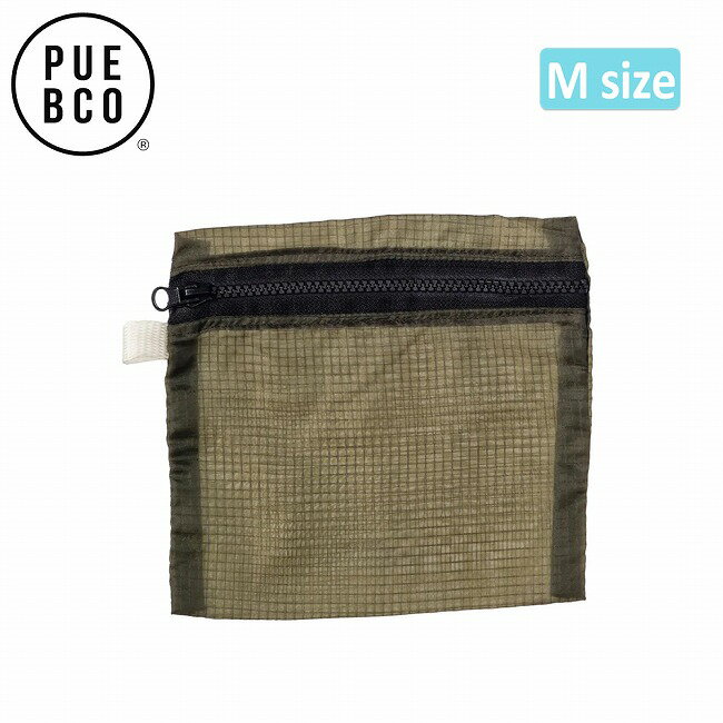 樂天商城 - ★PUEBCO プエブコ VINTAGE PARACHUTE LIGHT POUCH Medium ビンテージパラシュートライトポーチ Olive 502083 【 雑貨 ユーズド 収納 小物入れ 小銭入れ コインケース キャンプ アウトドア 】【メール便・代引不可】