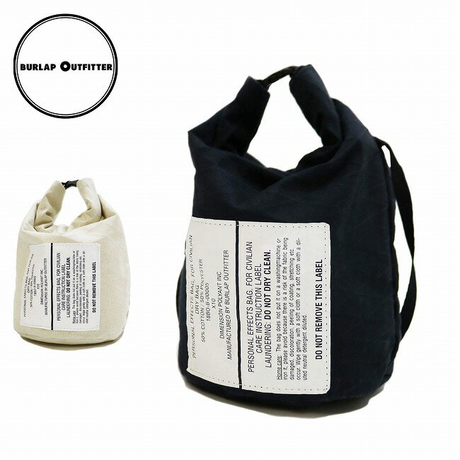 ★BURLAP OUTFITTER バーラップアウトフィッター PERSONAL EFFECT BAG パーソナルエフェクトバッグ 80195 【 カバン 手提げ 耐摩耗 耐水 キャンプ アウトドア 】【メール便 代引不可】