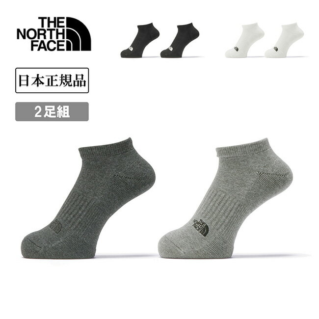 樂天商城 - 【6/4 20:00〜6/11 1:59限定クーポン配布中】★THE NORTH FACE ザ・ノース・フェイス TNFロゴ2Pショート NN82612【 靴下 ソックス 抗菌 防臭 オーガニックコットン デイリーユース 日本正規品 】【メール便・代引不可】