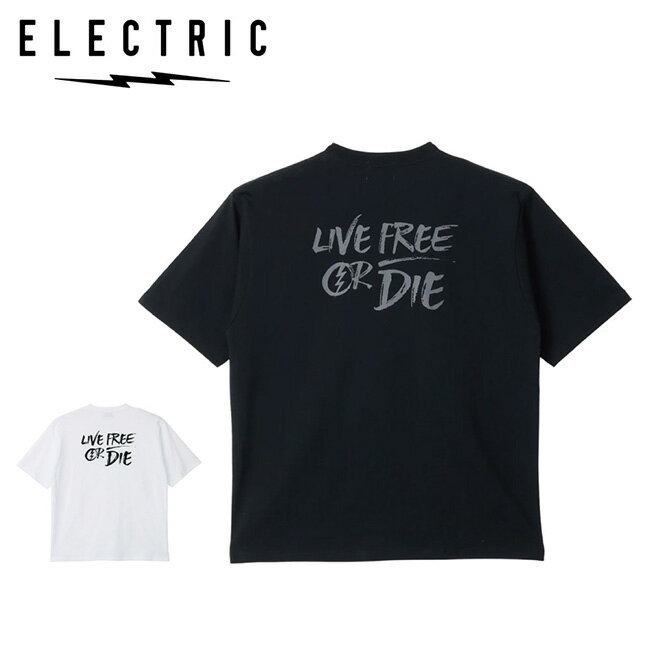 Rakuten - 【6/4 20:00〜6/11 1:59限定クーポン配布中】★ELECTRIC エレクトリック Live Free S/S Tee ライブフリーショートスリーブティー E26ST11 【 トップス 半袖 Tシャツ 綿 コットン キャンプ アウトドア 】【メール便・代引不可】