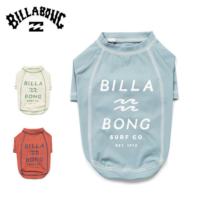 【3/20 20時～3/26 1時59分限定クーポン配布中】★BILLABONG ビラボン One Time Dog Rashguard ワンタイムドッグラッシュガード BG013983D 【 犬用品 水遊び 水着 服 半袖 ウェア 海 川 アウトドア キャンプ 】【メール便・代引不可】