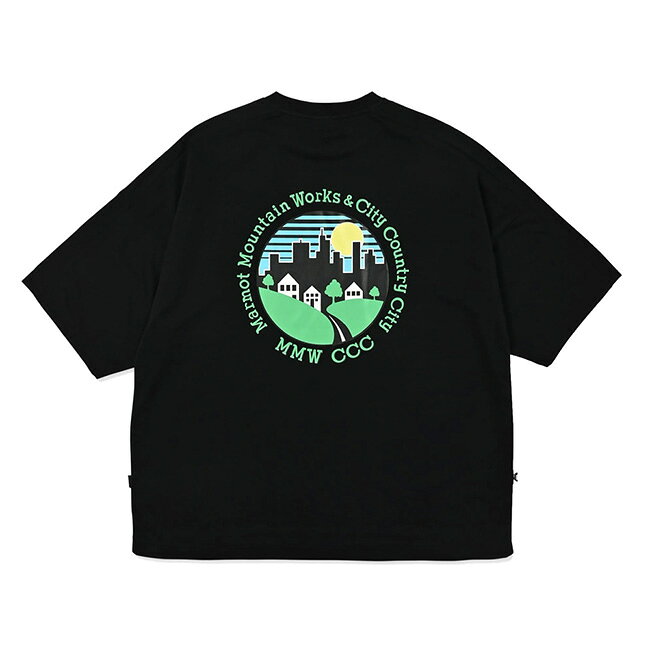 ★Marmot×CITY COUNTRY CITY マーモット×シティーカントリーシティー MMWCCC Feel up T-shirt_motivation フィールアップTシャツ_モチベーション MTSS26MST303CC 【 コラボ トップス 半袖 吸水 速乾 キャンプ アウトドア 】 clapper-10481878 Clapper サンプル画像3