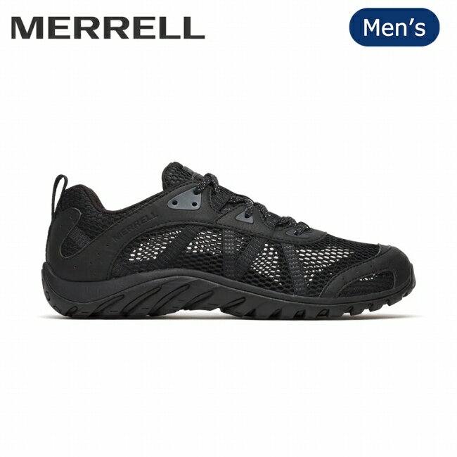 Rakuten - 【6/4 20:00〜6/11 1:59限定クーポン配布中】★MERRELL メレル MAIPO 3 AEROSPORT マイポ3エアロスポーツ Black J00003297 【 靴 シューズ スニーカー 軽量 耐久 メッシュ 通気 アクティビティ アウトドア 】