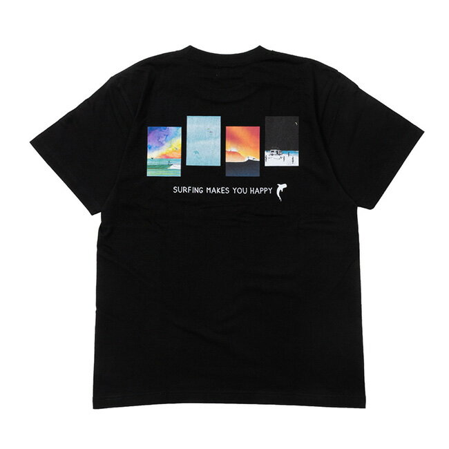 ★JONAS CLAESSON ジョナスクレアッソン Surfing Makes You Happy Tee サーフィンメイクスユーハッピーティー JC-2026SS-4 【 トップス 半袖 Tシャツ 綿 コットン アウトドア 】【メール便・代引不可】