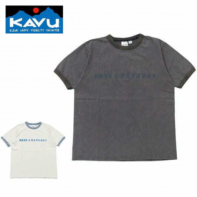 Rakuten - ★KAVU カブー Phrase R-Tee Have フレーズRティーハブ 19822422 【 Tシャツ トップス 半袖 コットン 綿 アウトドア 】【メール便・代引不可】