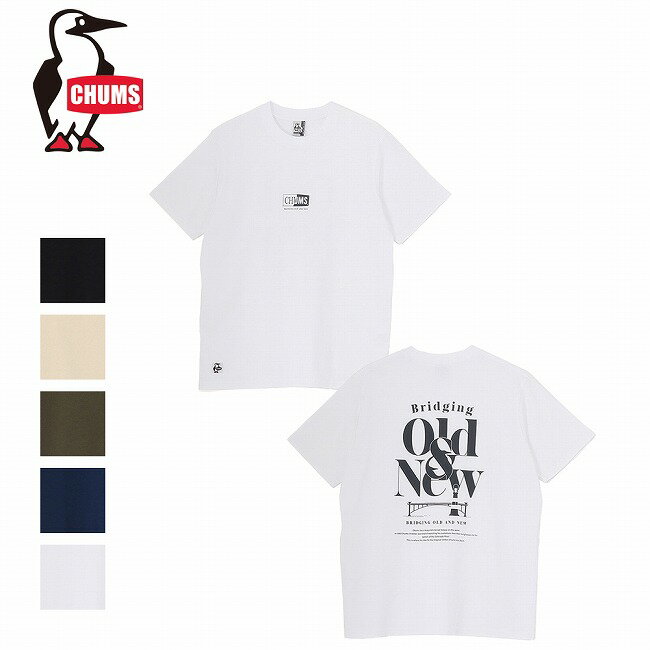 Rakuten - ★CHUMS チャムス CHUMS Old & New T-Shirt チャムスオールド&ニューTシャツ CH01-2741 【 トップス コットン 綿 耐久 中厚地 アウトドア 】【メール便・代引不可】