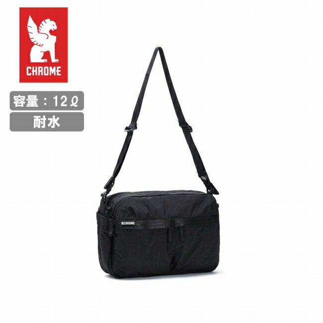 樂天商城 - ★CHROME クローム Pac Shoulder 12L パックショルダー12L Black Crinkle BJ011BCNL 【 カバン ショルダーバッグ 肩掛け 斜め掛け 耐水 通勤 通学 アウトドア 】