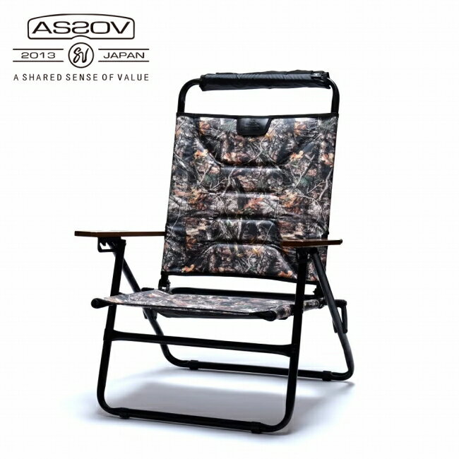 樂天商城 - 【6/4 20:00〜6/11 1:59限定クーポン配布中】★AS2OV アッソブ ORIGINAL CAMO POLYCA SERIES HIGH BACK RECLINING LOW ROVER CHAIR オリジナルカモポリカシリーズハイバックリクライニングローローバーチェア 392101CAMO-98 【 イス アウトドア キャンプ BBQ 防水 】