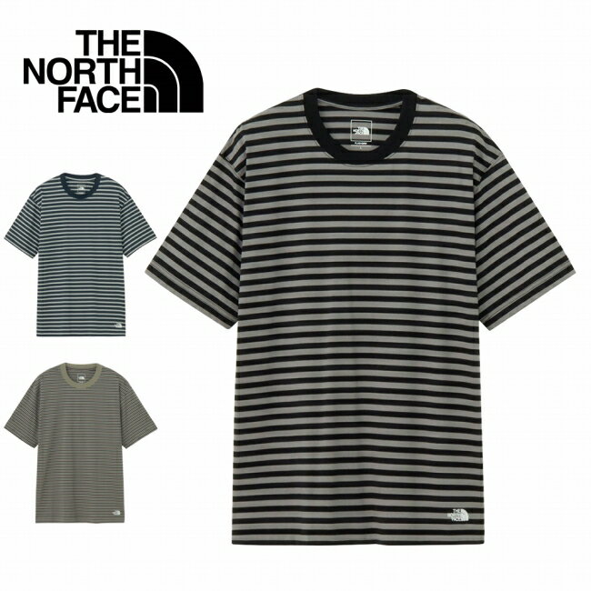 Rakuten - ★THE NORTH FACE ザ・ノース・フェイス S/S FD Border Tee ショートスリーブフラッシュドライボーダーティー NT32639 【 トップス Tシャツ 半袖 綿 コットン 吸汗速乾 キャンプ アウトドア 日本正規品 】【メール便・代引不可】