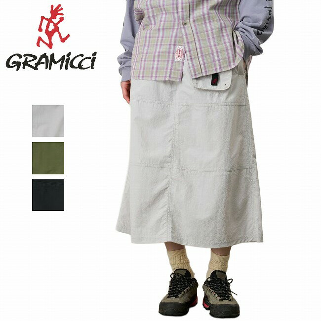 樂天商城 - 【6/4 20:00〜6/11 1:59限定クーポン配布中】★Gramicci グラミチ Nylon Utility Skirt ナイロンユーティリティスカート G6SW-SK037 【 レディース ウィメンズ ボトムス Aライン アウトドア タウンユース 】