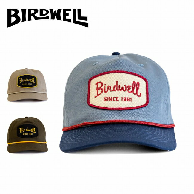 Rakuten - ★BIRDWELL バードウェル Shield Twill Snapback シールドツイルスナップバック 3HA1-1178 【 キャップ 帽子 日除け スナップバック コットン 綿 キャンプ アウトドア 】
