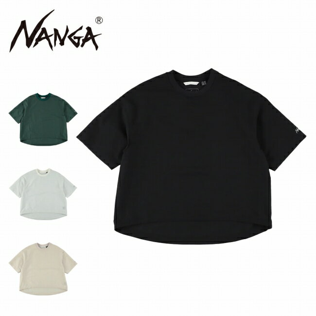 Rakuten - 【6/4 20:00〜6/11 1:59限定クーポン配布中】★NANGA ナンガ DotAir COMFY S/S TEE W ドットエアコンフィーショートスリーブTシャツ(ウィメンズ) N2611-1M021B 【 トップス 半袖 通気性 吸汗 速乾 軽量 ドローコード レディース ウィメンズ タウンユース アウトドア 】