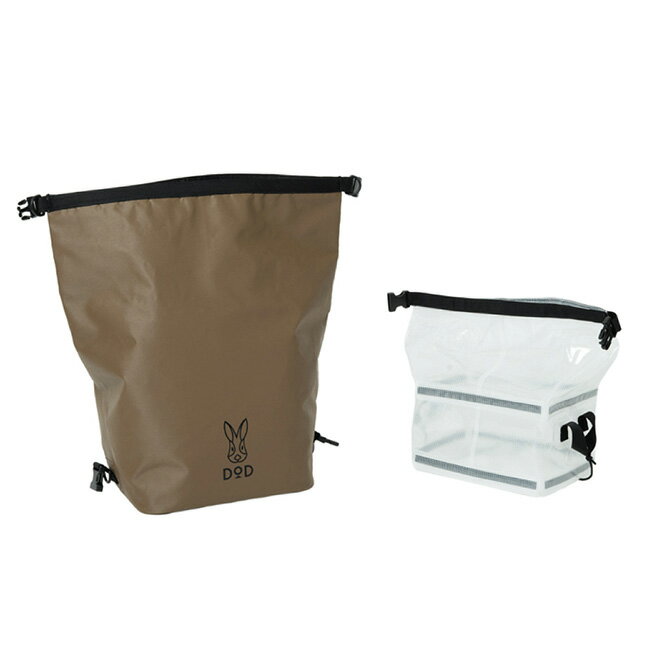 ★DOD ディーオーディー Bucket And Cooler Bag (M) バケツトクーラーM FG1-154-BR ...
