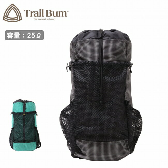 Rakuten - ★Trail Bum トレイルバム FAB SPECTRA ファブスペクトラ 080067 【 バックパック カバン リュック UL 耐摩耗 耐衝撃 軽量 ハイキング 登山 キャンプ アウトドア 】
