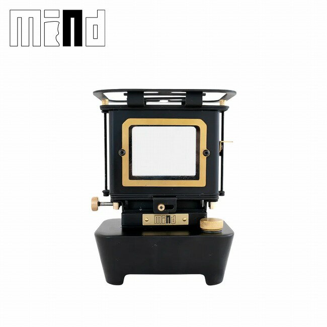 ★mind マインド IRON STOVE mini Black アイロンストーブミニ 【 暖炉 焚火 コンパクト 小型 暖房 調理 料理 照明 キャンプ アウトドア 】（楽天・Clapper）