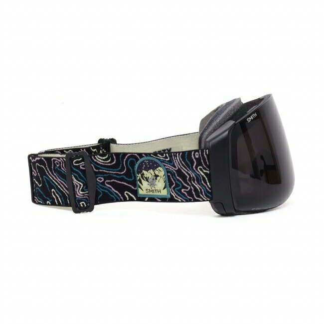 Clapperの★SMITH OPTICS スミス 4D MAG フォーディーマグ Marion Haerty AC CP Sun Black&CP Storm Blue Sensor Mirror 10276023 【 日本正規品 ミディアムフィット スノーボード ゴーグル 】｜アングル3