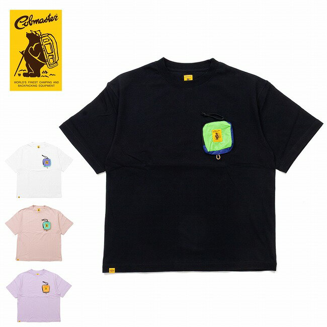 Rakuten - 【6/4 20:00〜6/11 1:59限定クーポン配布中】★COBMASTER コブマスター 吸水速乾/抗菌防臭天竺 ジップウォレットルーズTEE 456103 【 Tシャツ 半袖 トップス コットン アウトドア レジャー 】【メール便・代引不可】