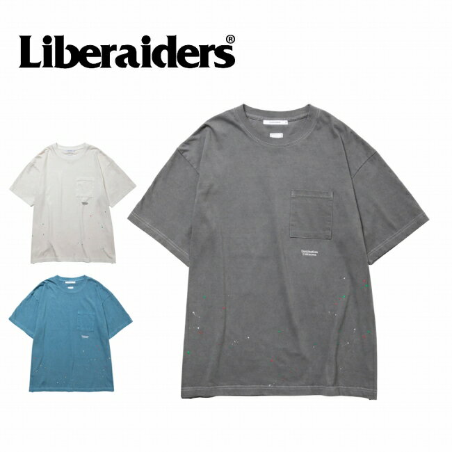 Rakuten - ★Liberaiders リベレイダース SPLATTER TEE スプラッターティー 736202601 【 トップス Tシャツ 半袖 ショートスリーブ コットン 綿 キャンプ アウトドア 】