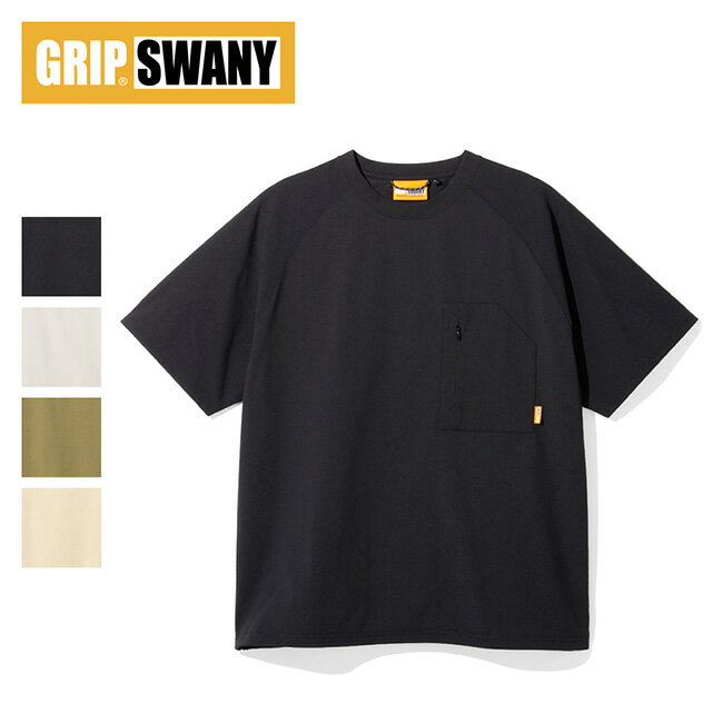 Rakuten - ★GRIP SWANY グリップスワニー GS AIRFLOW TEE 2.0 GSエアフローティー2.0 GSMCT-113 【 Tシャツ トップス ショートスリーブ 半袖 ポリエステル キャンプ アウトドア 】【メール便・代引不可】