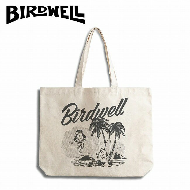 ★BIRDWELL バードウェル Daydreamin 039 Birdie Canvas Tote Bag デイドリーミンバーディーキャンバストートバッグ 【 カバン バッグ 肩掛け キャンプ アウトドア 】