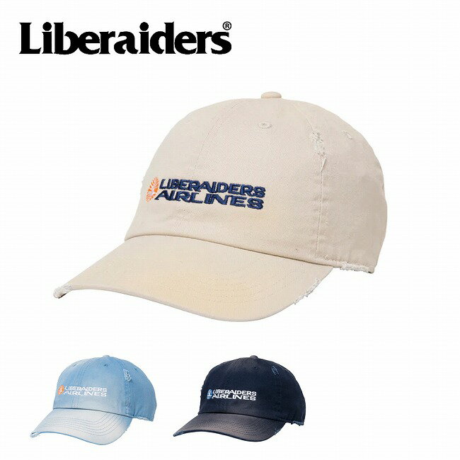 Rakuten - 【6/4 20:00〜6/11 1:59限定クーポン配布中】★Liberaiders リベレイダース Faded Airline Cap フェーデッドエアラインキャップ 739012601 【 帽子 日除け 綿 コットン アウトドア キャンプ 】