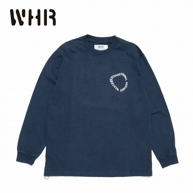 Rakuten - ★WHR ダブルエイチアール CIRCLE L/S TEE サークルロングスリーブティー MWHR24A8058 【 トップス 長袖 ロンT 綿 コットン キャンプ アウトドア 】