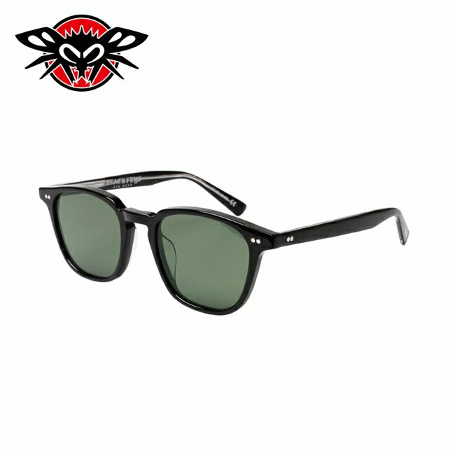 Rakuten - 【6/4 20:00〜6/11 1:59限定クーポン配布中】★BLACK FLYS ブラックフライズ FLY SILAS フライサイラス BLACK/GREEN BF-14510-04 【 サングラス POLARIZED 偏光レンズ ボスリントン ボストン ウェリントン アウトドア キャンプ 】