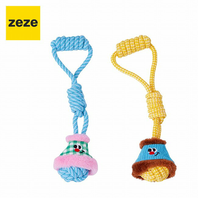 【マラソンクーポン配布中】★zeze ゼゼ DOG ROPE TOY Handle Ball ドッグロープト...