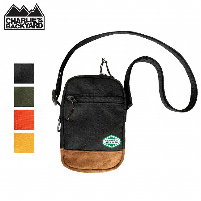 ★CHARLIE’S BACKYARD チャーリーズバックヤード TOWN CORDURA WALK BAG タウンコーデュラウォーキングバッグ 【 ショルダー ペット用品 犬 軽量 お散歩 携帯電話 小物 】【メール便・代引不可】