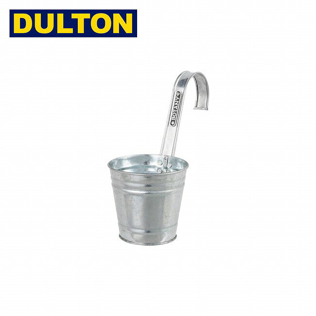 メーカー希望小売価格はメーカーカタログに基づいて掲載していますSpec ブランド名 DULTON ダルトン 商品名 GALVANIZED HANGING POT COVER 10 ガルバナイズドハンギングポットカバー メーカー型番 K865-1094-10 サイズ H：210mm上部：φ105mm底部：φ75mm※メーカーサイズ参照 カラー 詳細 &nbsp; 【3.5号】タフでクールなテクニシャンガルバナイズド加工を施した、防食性の高いスチールで作られたハンギングタイプのポットカバー。鈍く光る独特の質感で、植物をクールにもインダストリアルにも演出してくれるテクニシャンです。ベランダに吊るせば、限られたスペースでもガーデニングを楽しめます。使うほどに味わいを増すその表情も見逃せません。・底穴なし----------------------------------【材質】スチール、アルミニウム ------------------------------------------------------------ ※モニタやPC環境等により実物と多少色合いが異なって見える場合もございます。 ※外箱がある商品につきましては生産、運搬の過程上、商品の箱(外箱)に多少の汚れや、破れ等が生じる場合がございます。 予めご了承の上お買い求め頂きます様、よろしくお願いいたします。 ※パターン生地を使用している商品によってはパターン位置に個体差がございます。予めご了承下さい。 ※一部商品画像にメーカー提供画像を使用している商品もございますので、仕様が予告なく変更される場合がございます。 ※複数のショッピングモールで同時販売しておりますので、在庫切れになってしまう場合がございます。 厳重に注意し在庫システムで管理を行っておりますが、お買い上げいただいた商品が品切れになってしまう場合がございます。 また、人気商品に関しましても複数のお客様が一度に購入を行い、在庫の反映が間に合わずご購入できてしまう場合がございます。 その際はお客様には必ずご連絡をさせていただきますが、万が一入荷予定がない場合はキャンセルさせていただく場合がございます。 大変申し訳ございませんがあらかじめご了承ください。 ※メール便発送対象商品に関しましては、メール便規定料金にてお送りします。 ※ガス缶などをご使用いただく商品の場合、同メーカーのものをご使用いただくことを推奨しております。 製品不良などが起こった場合、保証対象外となる場合がございます。 ------------------------------------------------------------